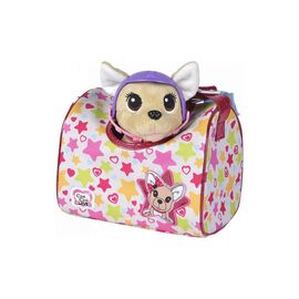 Мягкая игрушка Chi Chi Love Собачка Перевозка с сумочкой и защитным шлемом 20 см (5890036)