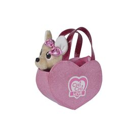 Мягкая игрушка Chi Chi Love Собачка Розовое сердце с сумочкой 20 см (5890055)