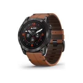 Смарт-часы Garmin EPIX PRO (g2), 51, Saph, CrbnGryDLC Ti, Chsnt Lthr, GPS (010-02804-30)