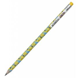 Карандаш графитный ZiBi ANIMALS, HB, with eraser, tube (ZB.2304)