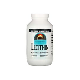 Аминокислота Source Naturals Лецитин 1200мг, 100 желатиновых капсул (SN0616)