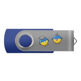 USB флеш накопитель Goodram 128GB UTS2 Ukraine Process Blue USB 2.0 (UTS2-1280B0R11-UA)