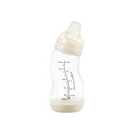 Бутылочка для кормления Difrax S-bottle Natural с силиконовой соской, 170 мл (705 Popcorn)