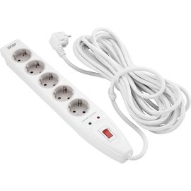 Сетевой фильтр питания 2E 5XSchuko, 3G*1.5мм, 10м, white (2E-SP515M10WH)