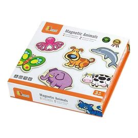 Развивающая игрушка Viga Toys В мире животных 20 шт, магнитные (58923)