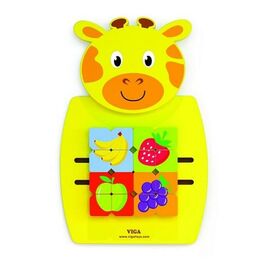Розвиваюча іграшка Viga Toys Жираф з фруктами (50680)