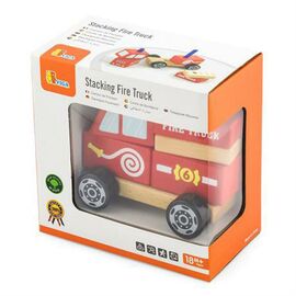 Развивающая игрушка Viga Toys пирамидка Пожарная машинка (50203FSC)