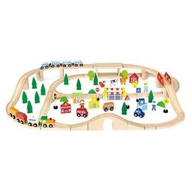 Железная дорога Viga Toys 90 деталей (50998)