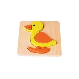 Развивающая игрушка Viga Toys мини-пазл Утенок (59929)
