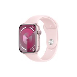 Смарт-часы Apple Watch Series 9 GPS 41mm Pink Aluminium Case with Light Pink Sport Band - S/M (MR933QP/A)