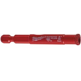 Коронка Milwaukee алмазная Diamond Plus 8мм, с хвостовиком (49560507)