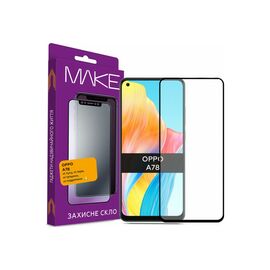 Стекло защитное MAKE Oppo A78 (MGF-OA78)