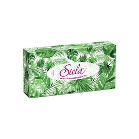 Салфетки косметические Siela Happy Green 2 слоя 80 шт. (4820204405441)