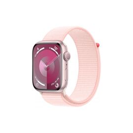Смарт-часы Apple Watch Series 9 GPS 41mm Pink Aluminium Case with Light Pink Sport Loop (MR953QP/A)