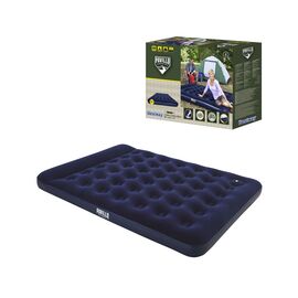 Матрас надувной BestWay Pavillo велюр Синій 152 х 203 х 28 см (BW 67226)