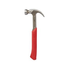 Молоток Milwaukee сталевий з прямим цвяходером 570 гр, рукоятка SHOCKSHIELD (4932478654)
