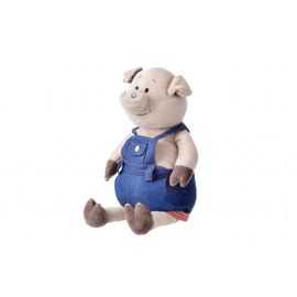 Мягкая игрушка Same Toy Свинка в джинсовом комбинезоне 45 см (THT711)