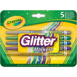 Фломастеры Crayola Набор с блестками 5 шт (256354.012)