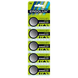 Батарейка Ergolux CR-2032 Lithium * 5 (CR2032-BP5)