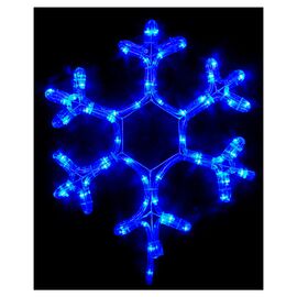 Гірлянда Delux Motif flash Snowflake 40 см синій P44 EN (90012962)