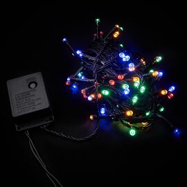 Гірлянда Delux STRING С 100 LED 5m мульті/чорний IP20 (90009496)