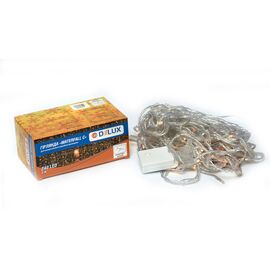Гирлянда Delux Waterfall С 240LED 2х2 м Теплый белый/прозрачный IP20 (90018000)