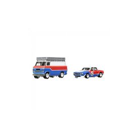 Машина Hot Wheels Колекційна модель 70 Rover P6 Group 2 та транспортера HW Rally Hauler серії Car Culture (FLF56/HKF45)