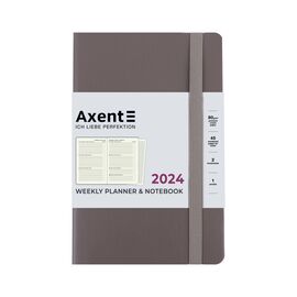 Еженедельник Axent 2024 Partner Soft Earth Colors 125 x 195 мм, коричневый (8519-24-01-A)