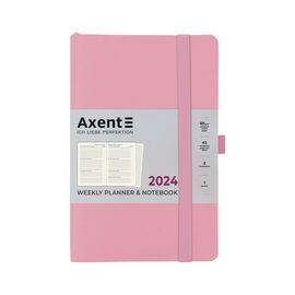 Еженедельник Axent 2024 Partner Soft Skin 125 x 195 мм, пудровый (8509-24-24-A)