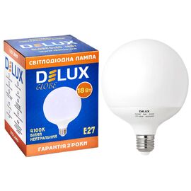 Лампочка Delux Globe G120 18w E27 4100K (90012693)