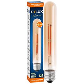 Лампочка Delux LR-39 6Вт E27 2200К T30 amber_filament (90018154)