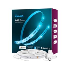 Светодиодная лента Govee RGB Smart Wi-Fi + Bluetooth LED Strip Lights 5м з мікрофоном Білий (H615A3A1)