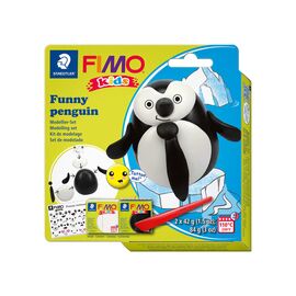 Набор для творчества Fimo Kids Пингвинчик 2 цвета х 42 г (4007817078709)