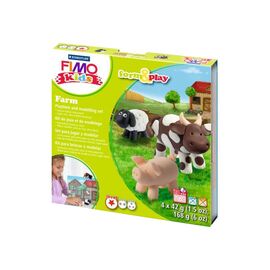 Набор для творчества Fimo Kids Ферма 4 цвета х 42 г (4007817806012)