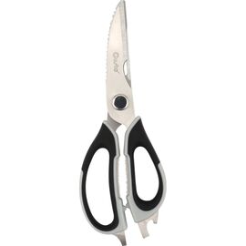 Кухонные ножницы Gusto 23 см Сіро-чорні (GT-6123)