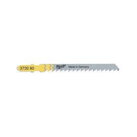 Полотно Milwaukee для лобзика T101DP, 75мм/ крок зуба 4мм, 5шт, деревина, прямий різ (4932373080)