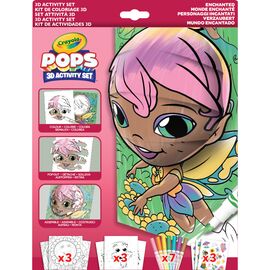 Набір для творчості Crayola POPS 3D Чарівний світ з 7 фломастерами (04-2801)