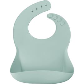 Слюнявчик MinikOiOi Basics-Bib силіконовий 100 (River Green) (101020058)