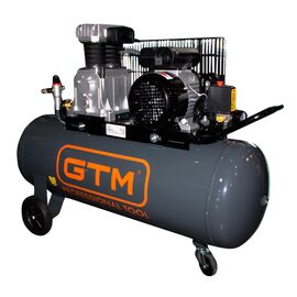 Компрессор GTM 100л, 400/300л/мин, 2,2кВт, 10бар, 220В, 2 цилиндра (KCH2070B-100L)