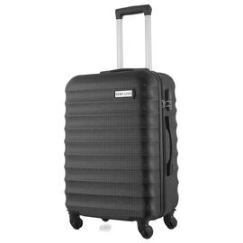 Валіза Semi Line Ребриста 22" M Чорна (T5576-3)