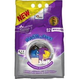 Стиральный порошок Wash&Free Universal Жасмин и лаванда с марсельским мылом 4.1 кг (4262396140906)