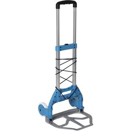 Сумка-тележка Bo-Camp господарський Trolley Foldable 75 kg Сріблястий/Синій (5267283)