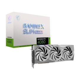 Видеокарта MSI GeForce RTX4080 16Gb GAMING X SLIM WHITE (RTX 4080 16GB GAMING X SLIM WHITE)