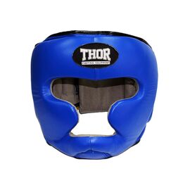 Боксерский шлем Thor 705 S Шкіра Синій (705 (Leather) BLUE S)