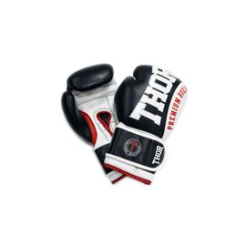 Боксерские перчатки Thor Shark PU-шкіра 12oz Чорні (8019/03(PU) BLK 12 oz.)