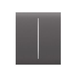 Умный выключатель Ajax CenterButton 2-gang/grey
