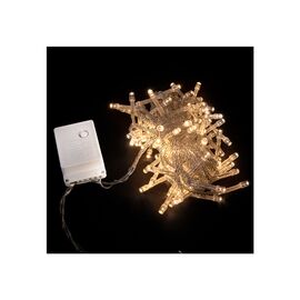 Гирлянда Delux STRING С 100 LED 5m Теплый белый/прозрачный IP20 (90009495)