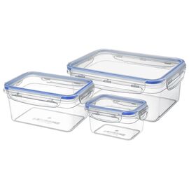 Пищевой контейнер Bager Aqua Crystalset TouchLock Набір 3 шт (BG-656)