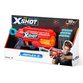 Іграшкова зброя Zuru X-Shot Red Швидкострільний бластер EXCEL REFLEX 6 (16 патронів) (36433R)