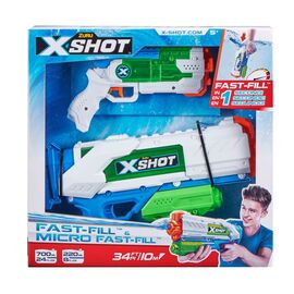 Игрушечное оружие Zuru X-Shot Набор водяных бластеров Fast Fill Medium And Small (56225)